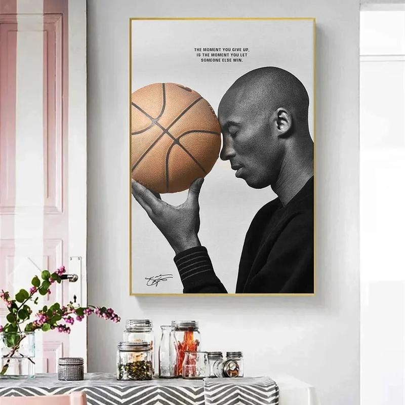 Motivational and Iconic Basketball Player Posters for Room Wall | Decor Artwork