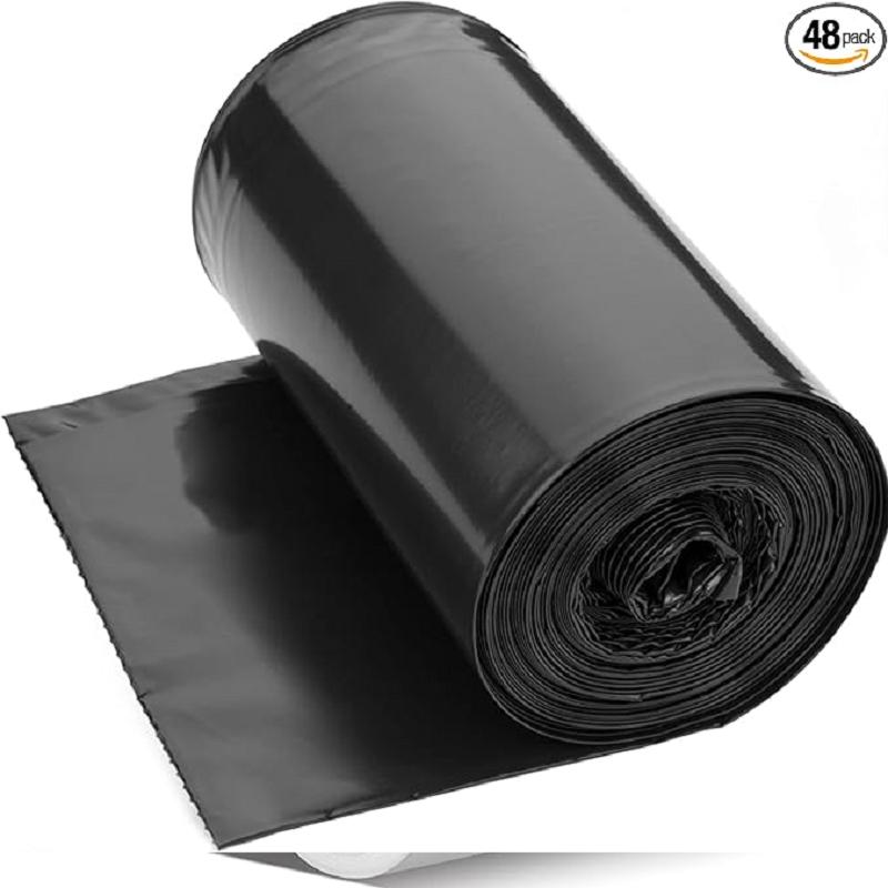 8 Gallon Trash Bags, 40 Counts, Flag Garbage Bags with No Flaps and No Ties, 55 * 65cm, 7g pcs,Unscented,