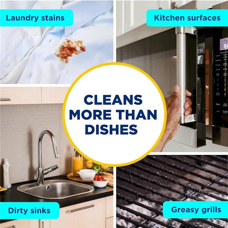 4 Pcs Dish Dishwashing Fresh Scent,(16oz) + 3 Refills (16oz each) Cleaning Household