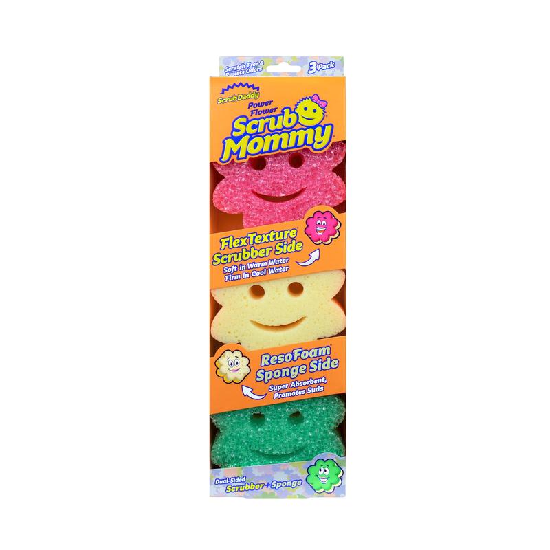 Scrub Mommy Sponges in Spring Shapes (3ct)