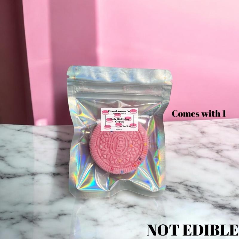 Pink Oreoo Cookie Wax Melts | SOY WAX MELTS | Realistic Cookie Wax Melts | Oreoo Cookie Wax Melts | Food Wax Melts | Candles Decor autumn aromas homefragranceproducts