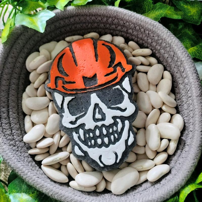 Skull Hardhat Freshie Air Freshener Full Size