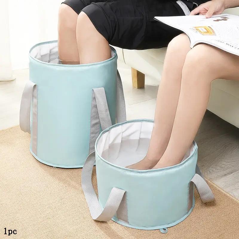 Portable Foot Bath Tub, Foldable Foot Bath Tub with Handle, Foot Bath Basin for Home, Travel, Hotel