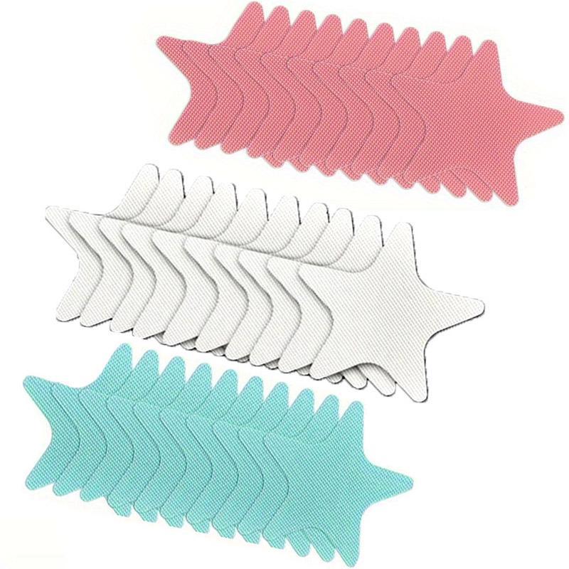 Bathroom Anti-slip Stickers Set, Including 20 Starfish Shaped Stickers & 1 Scraper, Safety Shower Treads Stickers, Anti Skid Tape for Shower, Tub, Steps, Floor