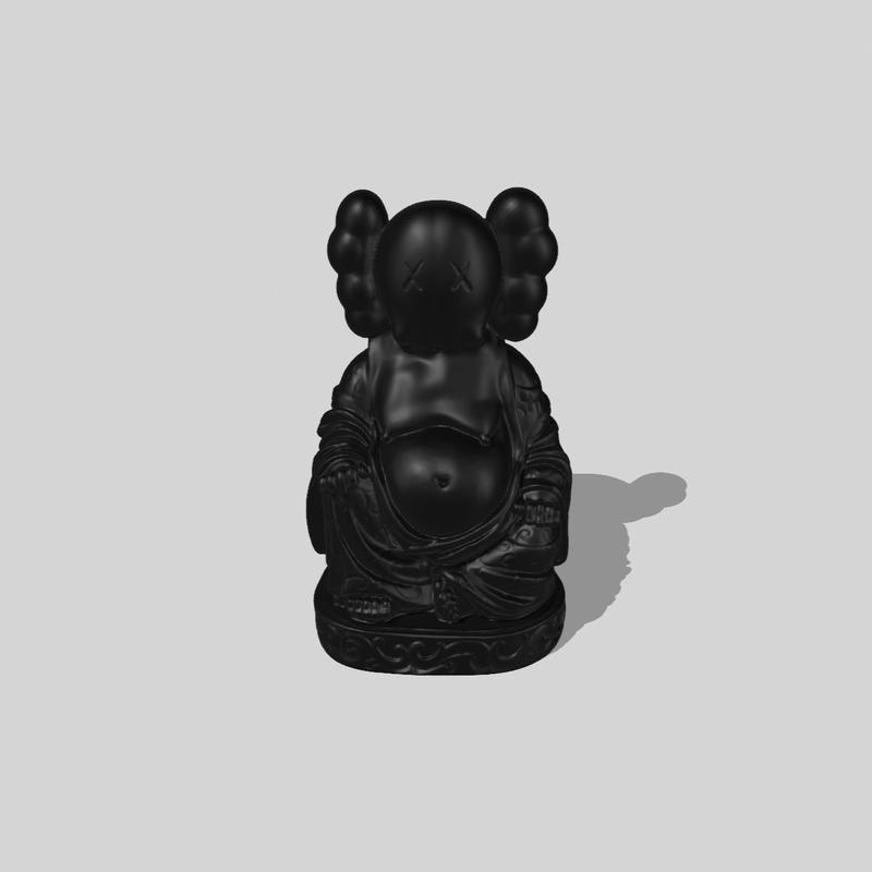 Buddha Kaws Collectible Statue for Decor