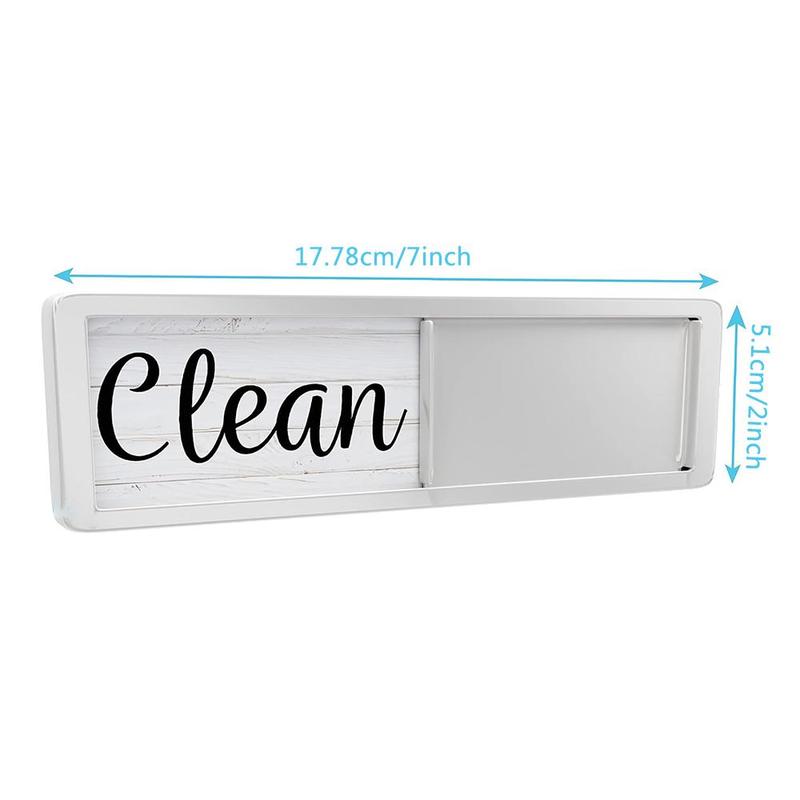 Dishwasher Magnet Clean Dirty Sign, 1 Count Creative Kitchen Organization Tool for Home Decor