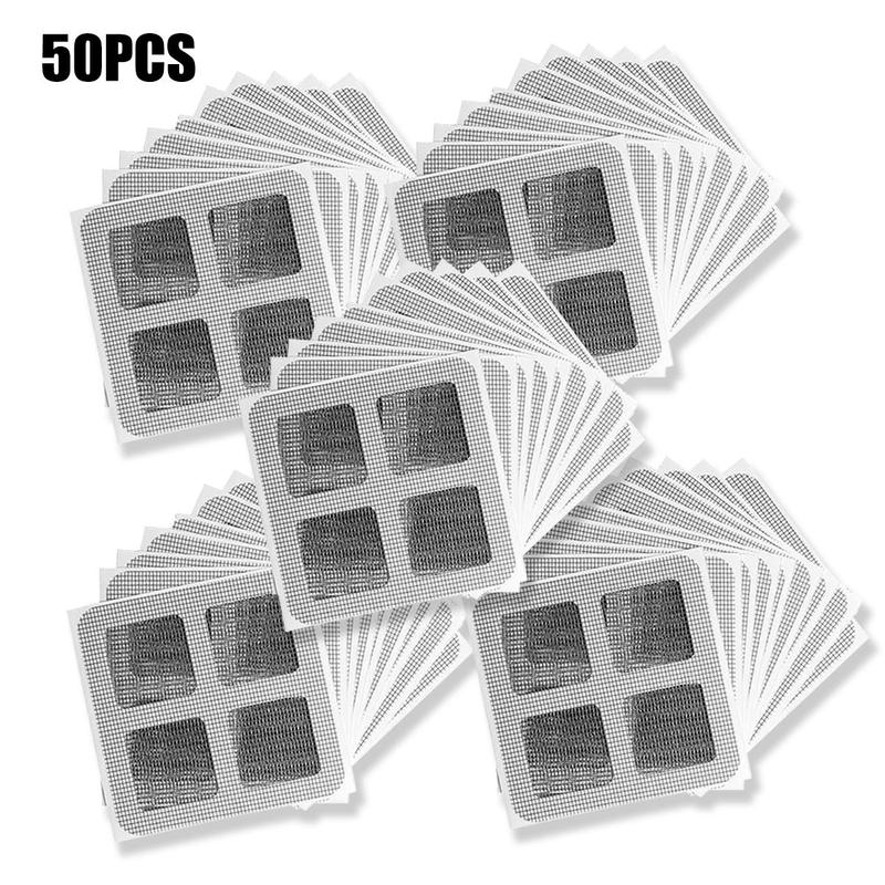 Disposable Sewer Filter, 50pcs set Anti-clogging Hair Catcher Sticker, Sink Sewer Patches for Toilet, Bathroom, Bathroom Gadgets