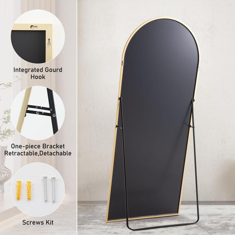 Sweet Furniture S - Full Length Mirror Full Body Mirror Floor Mirror Standing Hanging or Leaning Wall