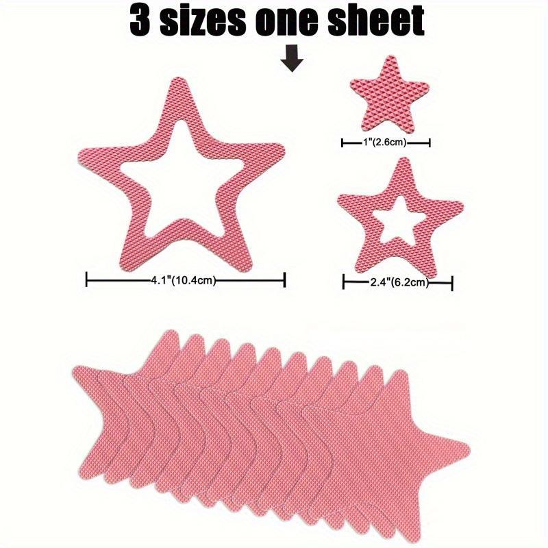 Bathroom Anti-slip Stickers Set, Including 20 Starfish Shaped Stickers & 1 Scraper, Safety Shower Treads Stickers, Anti Skid Tape for Shower, Tub, Steps, Floor