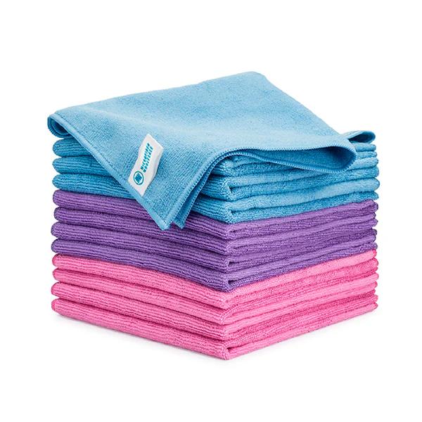 MW Pro Multi-Surface Microfiber Towel – 12 Pack | Premium Cleaning Cloth | Clean, Buff, Dust, Polish, Absorb | Large 16