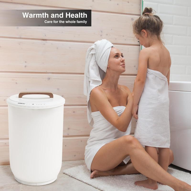 Towel Warmer for Bathroom SPA by SAMEAT | christmas haul 2024 , Auto Shut Off, Fits Up to Two 40