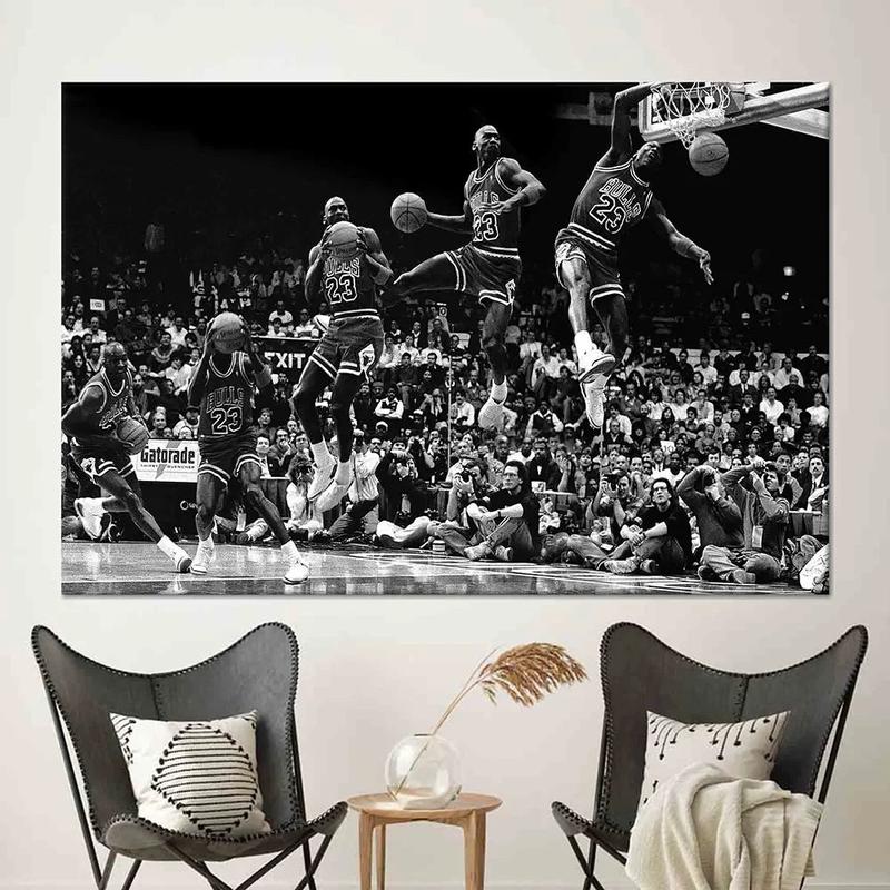 Motivational and Iconic Basketball Player Posters for Room Wall | Decor Artwork