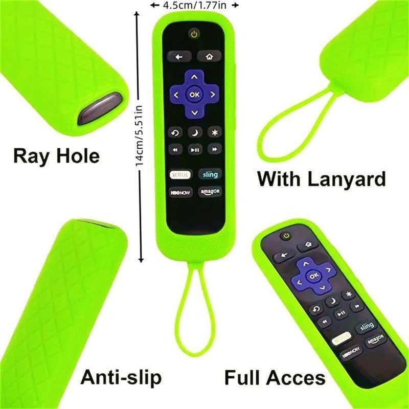 Summer Love Silicone Remote Control Cover, 1 Count Dustproof & Waterproof Remote Control Protector for TV, Cooling Heat Insulation Control Cover for Summer Season, Room Decor, Dorm Essentials, Bedroom Decor