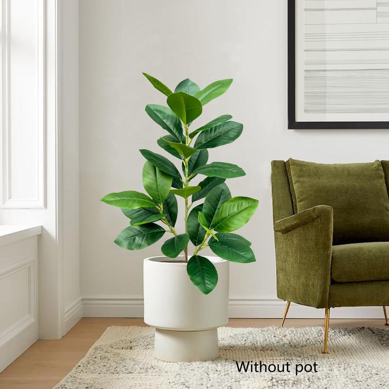 Artificial Ficus Tree Branches, 1 2 3 Counts 40-145cm Faux Plant for Home Decor, Fake Plant, Ornamental Plant for Garden Decor, Home Decor, without Pot