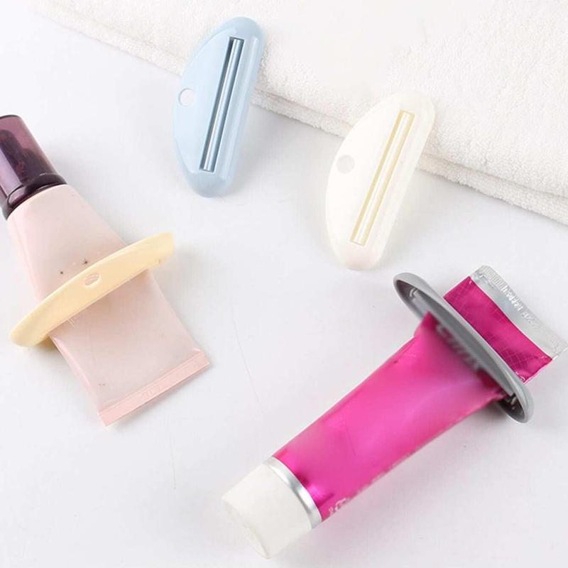 2pcs Creative Household Toothpaste Squeezer, Multifunctional Facial Cleanser Squeezer, Squeeze Clip Suitable for Toothpaste Facial Cleanser