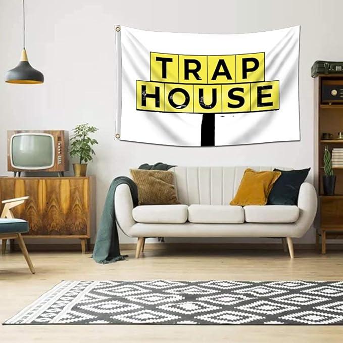 rap house Funny Flag gift colorfulBedroom 40*30inch tapestry wall tapestry Blanket Carpet home decoration  living room boys girls decoration college dormitory interesting tapestry