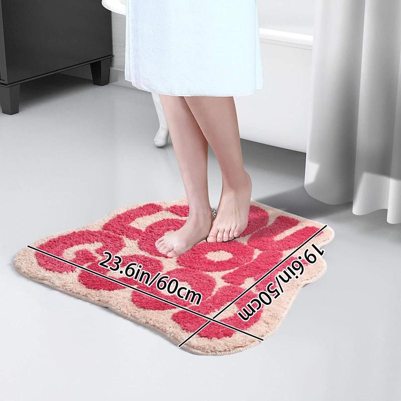 You Look Good Pattern Bath Mat for Room Decor, Soft Plush Bath Rug, Non-slip Bathroom Decorative Floor Mat, Bathroom Accessories