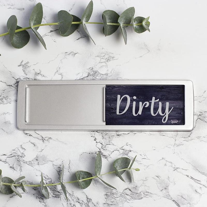 Dishwasher Magnet Clean Dirty Sign, 1 Count Creative Kitchen Organization Tool for Home Decor