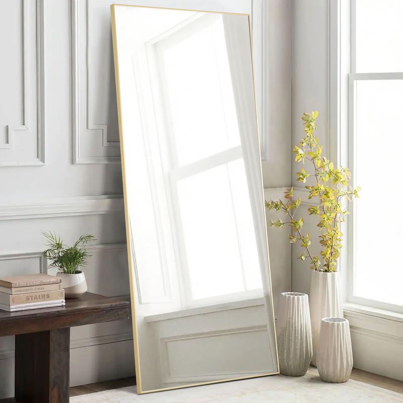 Sweet Furniture S - Full Length Mirror Full Body Mirror Floor Mirror Standing Hanging or Leaning Wall