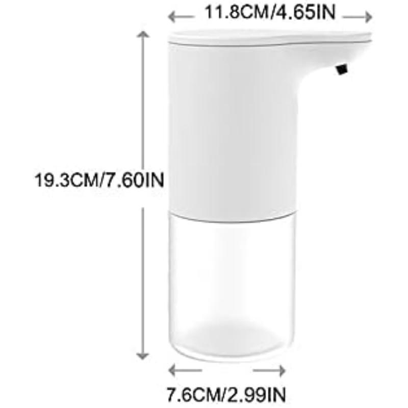 Soap Dispenser Touchless Automatic Soap Dispenser 300ML Infrared Sensor Waterproof Three-Block Adjustment White