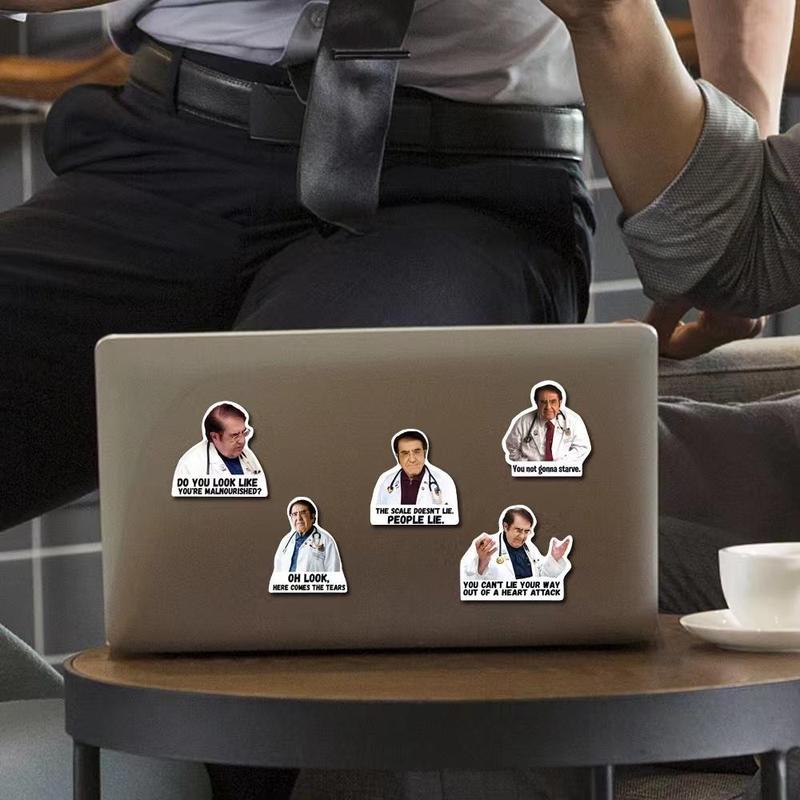 Magnetic Fridge Sticker, 5 6 12pcs Funny Doctor Themed Magnetic Fridge Decor, Decorative Sticker for Kitchen, Office, Whiteboard, Dishwasher