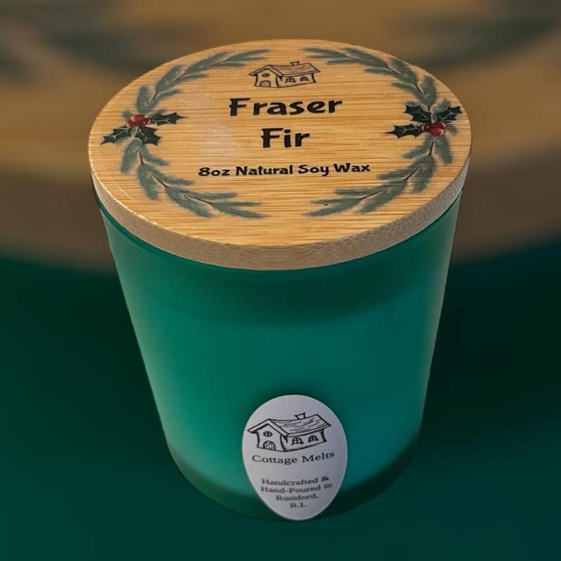 Winter Candles - All Soy Natural - Fraser Fir, Frankincense, Wine, Vanilla, Juniper, Hot Cocoa, Peppermint Mocha, Gingerbread House, Snickerdoodle Cookie, Almond