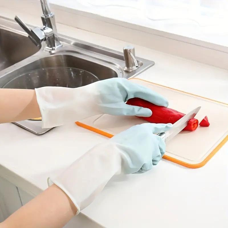 Kitchen Cleaning Gloves (3 Pairs), Non-slip Waterproof Dishwashing Gloves, Durable Laundry Gloves, Cleaning Supplies, Household Cleaning Tools