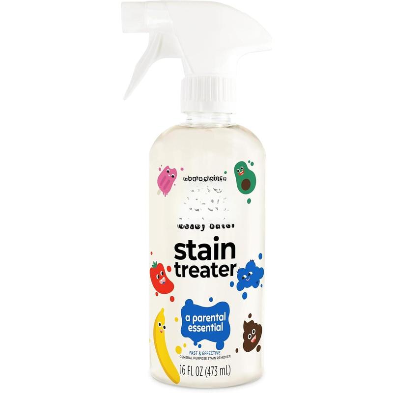 Messy Eater Stain Treater Spray - 16oz Stain Remover - Newborn & Baby Essentials - No Dry Cleaning Food, Grease, Coffee Off Laundry, Underwear, Fabric