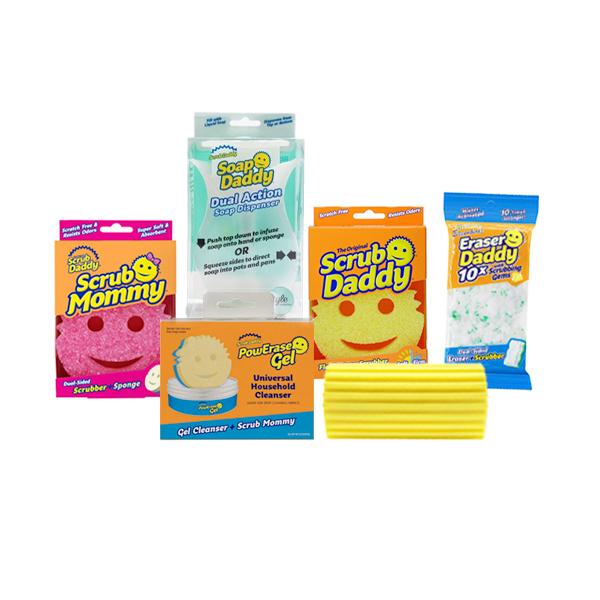 Scrub Daddy Scrub Social Spectacular Bundle - including sponges and other cleaning essentials