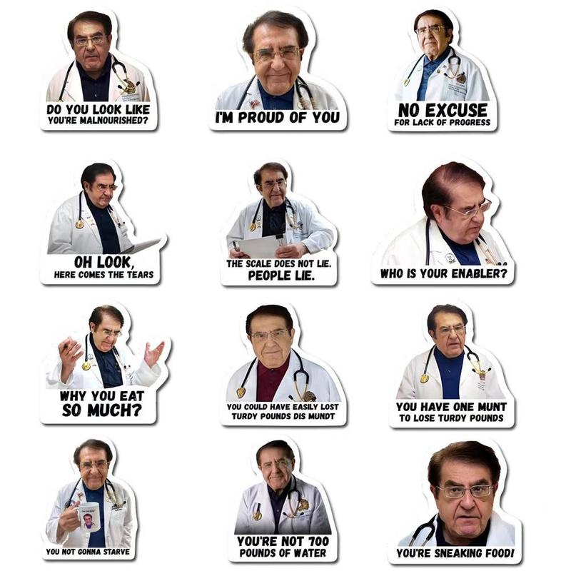 Magnetic Fridge Sticker, 5 6 12pcs Funny Doctor Themed Magnetic Fridge Decor, Decorative Sticker for Kitchen, Office, Whiteboard, Dishwasher