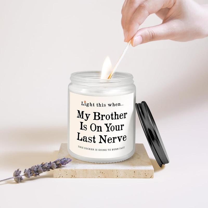 Sister in Law Gifts, Funny Sister in Law Birthday Gifts - Lavender Scented Candles, Sister in Law Christmas Wedding Mothers Day Gift, Gifts for Sister in Law, Future Sister in Law