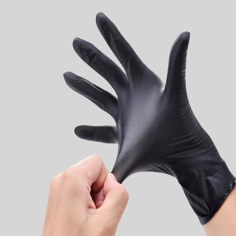 Disposable Cleaning Gloves, Waterproof & Anti-static Nitrile Gloves, Household Cleaning Supplies for Kitchen, Cleaning, Tattooing, Hair Dyeing