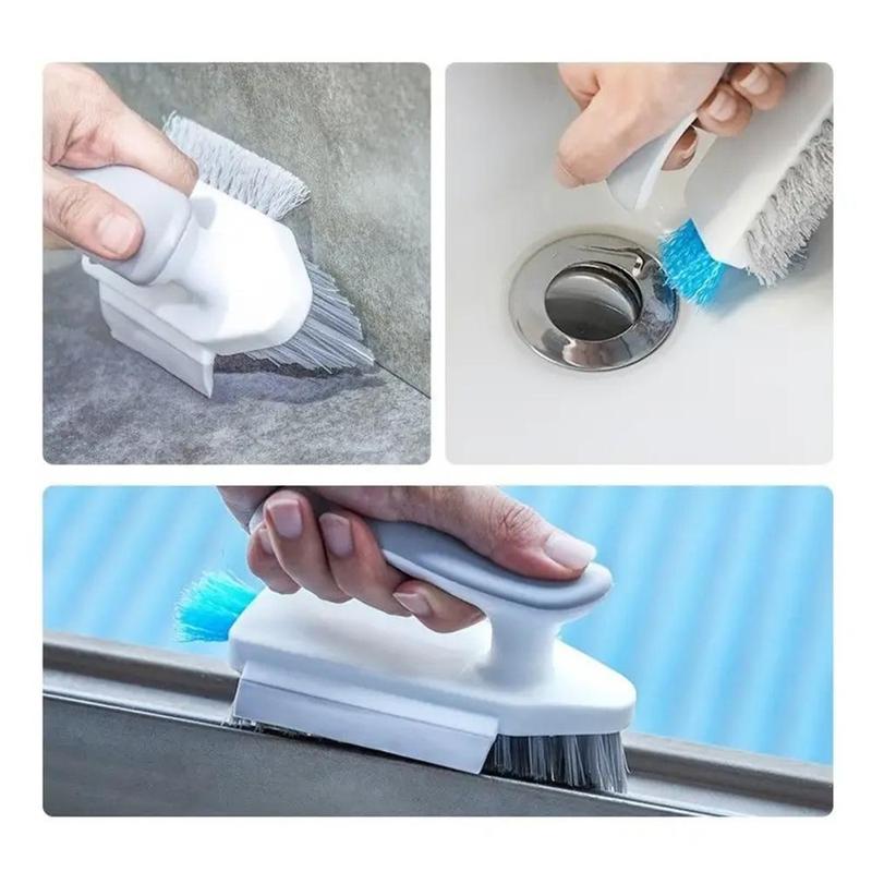 4 in 1 Cleaning Brush Scrubber, 1 Count Multifunctional Gap Cleaning Tool for Home Kitchen Bathroom Supplies