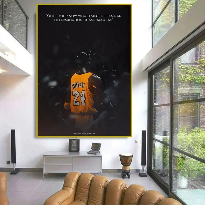 Motivational and Iconic Basketball Player Posters for Room Wall | Decor Artwork