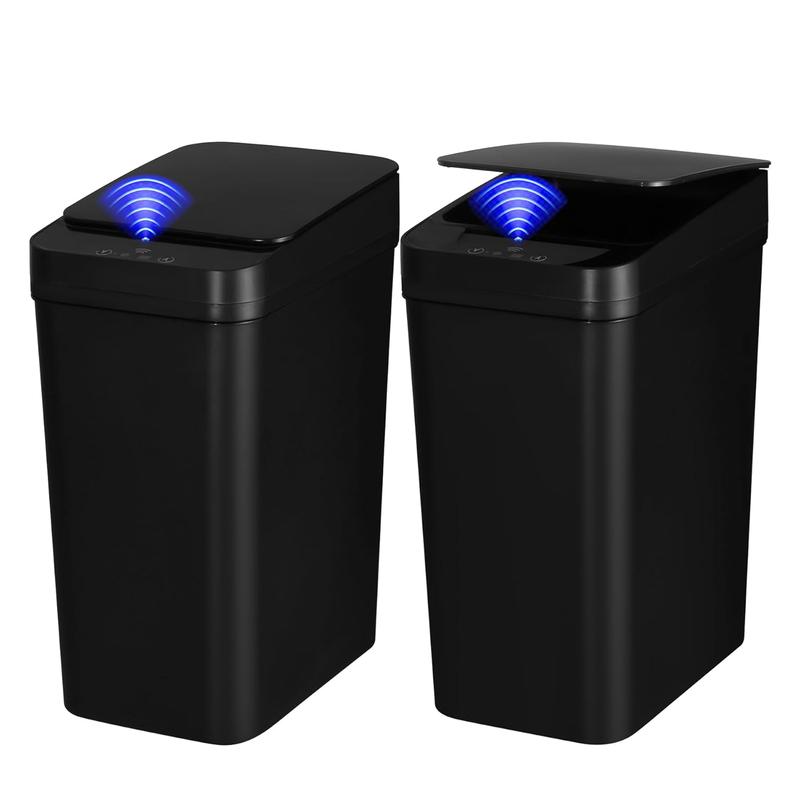 Touchless Automatic Motion Sensor Trash Can with Lid for Kitchen, Bathroom, Office, Bedroom