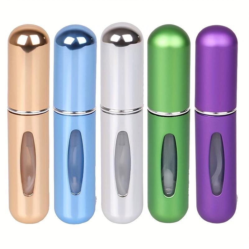 4pcs Mini Portable Refillable Travel Perfume Spray Bottles - Compact 5ml Containers for Cosmetics and Fragrances - Perfect for On-The-Go Essentials, Handbag, or Purse-4