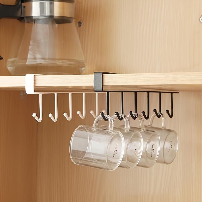 Wall Mounted Hook, Punch-free Storage Rack Hangers for Cabinet, Hangable Wall Hook, Space Saving Hanging Hook for Hat Accessories, Home Organizer for Kitchen Bathroom