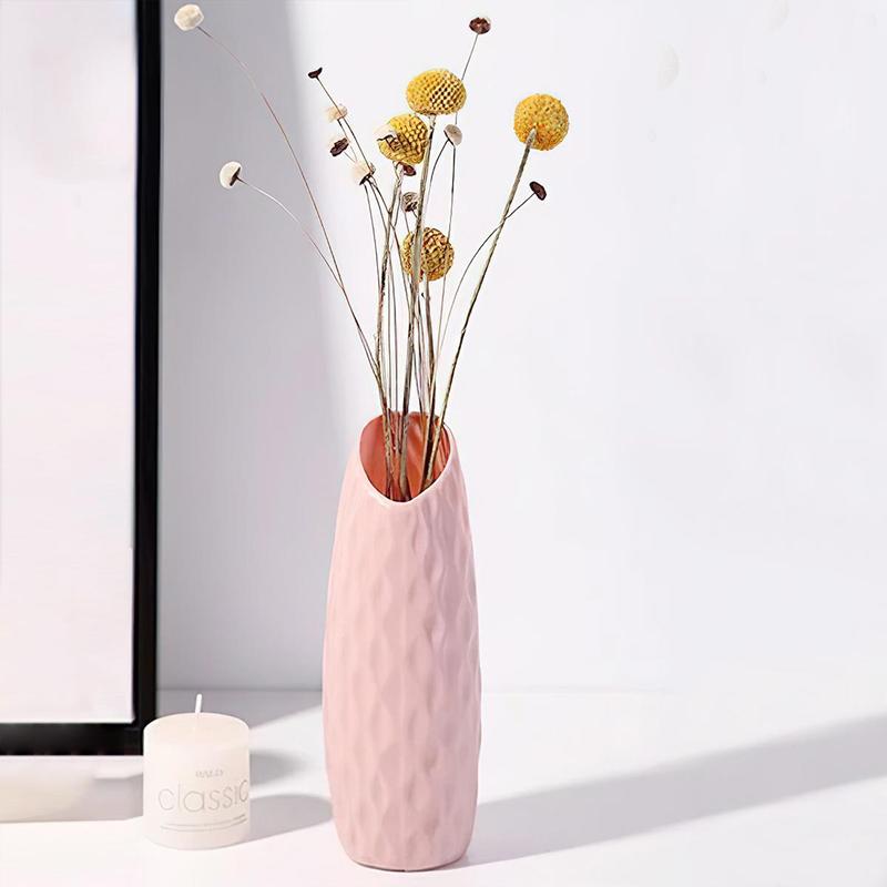 Minimalist Flower Vase Without Filler, 1 Count Flower Arrangement Vase, Modern Flower Pot For Home Decor