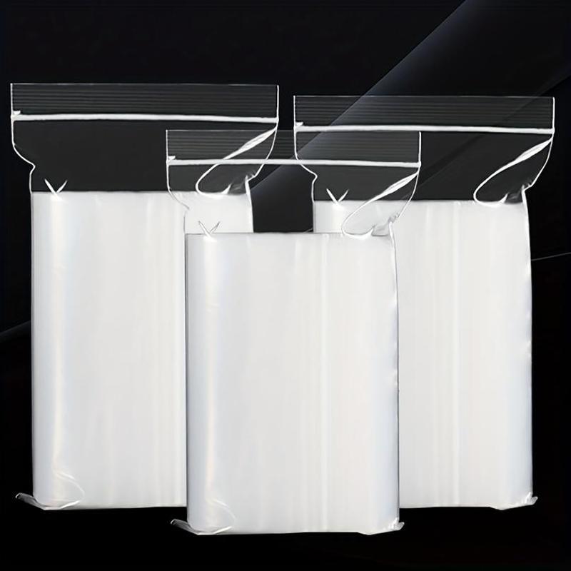 Clear Reusable Ziplock Bag, 100pcs Party Gift Wrapping Bag, Suitable for Storing Jewelry Bracelets Ankles Beads Seeds