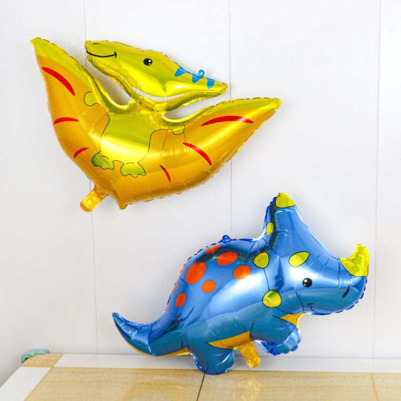 Dinosaur Shaped Balloon, 5pcs set Colorful Dinosaur Balloon, Inflatable Balloon for Birthday Party Wedding Baby Shower Decor