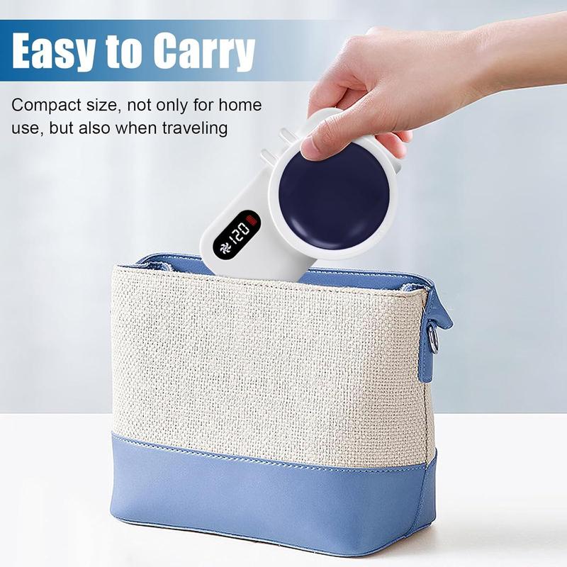 Portable Mini Toothbrush Holder, 1 Set Toothbrush Sterilizer Box with Fan Drying Function, Suitable for All Electric and Manual Toothbrushes