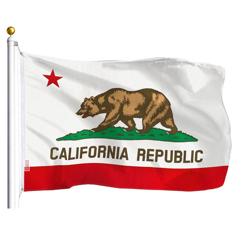 California State Flag 100D Printed Polyester 3x5 Ft