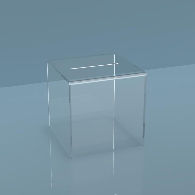 Clear Acrylic Piggy Bank, 1 Count Transparent Piggy Bank Box, Home Decor for Living Room Bedroom