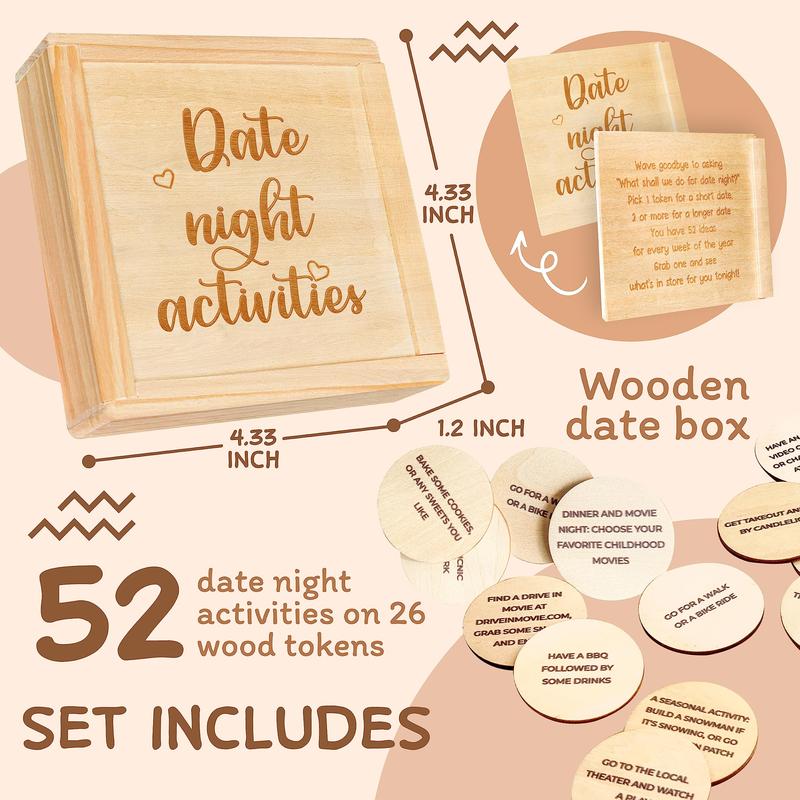 52 Couples Games Date Night Gifts - Fun Date Ideas Married Couple Gifts for Him and Her, Anniversary Wedding Gifts for Couples 2024, Date Night Games Activities, for Boyfriend