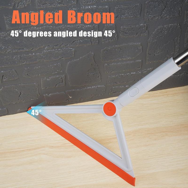 Magic Silicone Broom, Squeegee Broom for Floor, Rubber Broom with 51