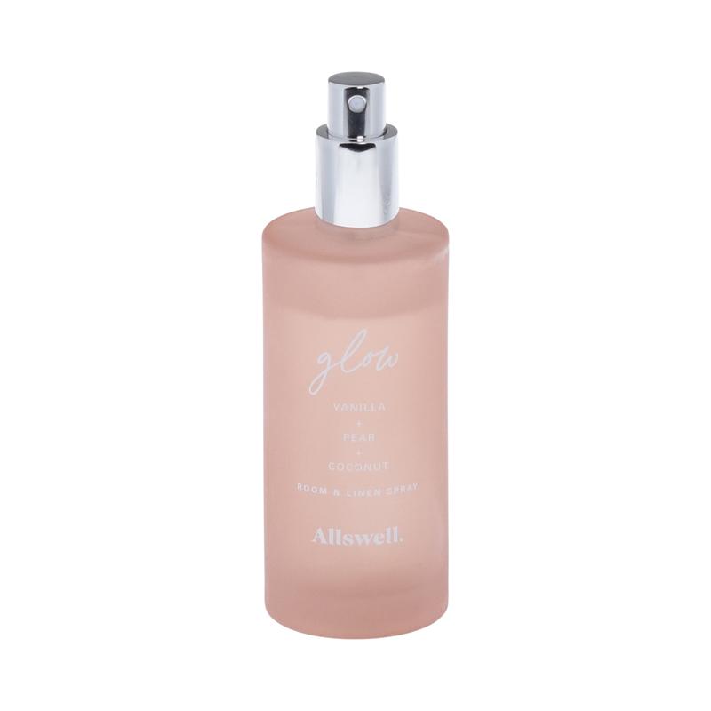 Allswell Glow (Vanilla + Pear + Coconut) Scented Room & Linen Spray 3.4 Fl oz (100mL)