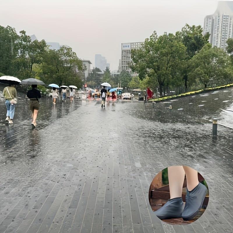 3 Pairs Of Waterproof And Reusable Latex Rain Boot Covers, High-Quality, Fashionable And Non-Slip, Suitable For All Weather