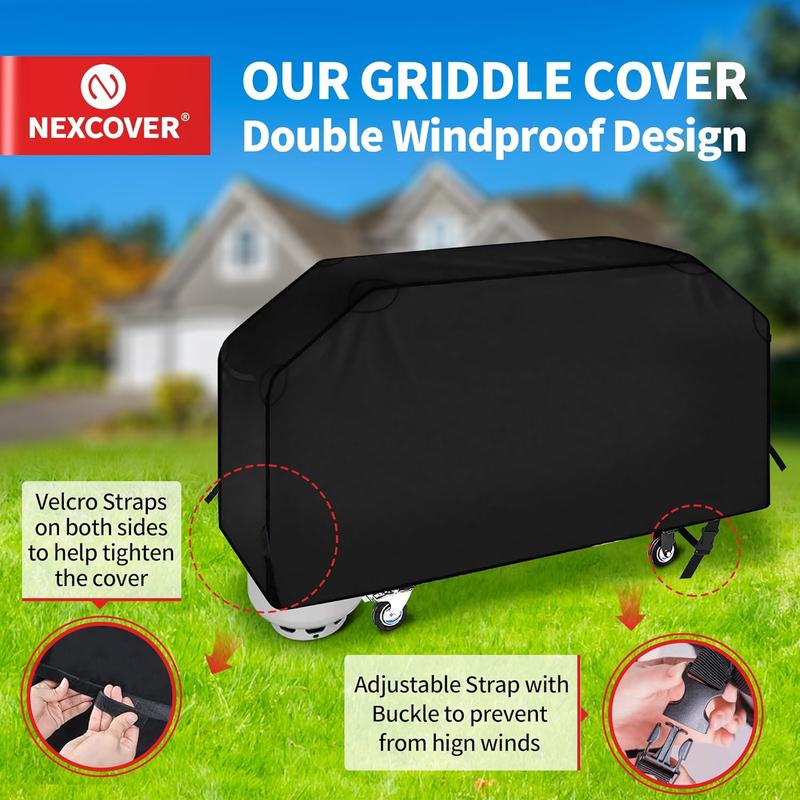 NEXCOVER 36 Inch Blackstone Grill Cover | Blackstone Accessories| Blackstone Griddle Accessories| Waterproof 600D Polyester BBQ Cover | Heavy Duty Barbeque Cover with Support Pole. Cleaning