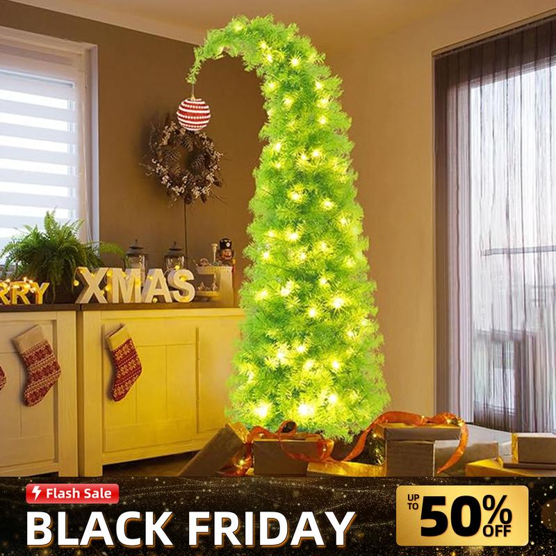 6FT Artificial Christmas Tree - Easy Assembly, Perfect for Cozy Home Holiday Vibes | Must-Have Festive Decor for a Magical Christmas! christmas celebration holiday time traditional  christmas