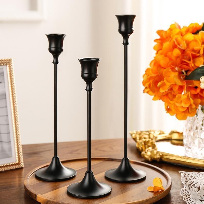 Candle Holder Set, 3 Counts set Modern Simple 3-size Candle Holder, Creative Candlestick Holder, Home Decor for Living Room Bedroom Dining Room